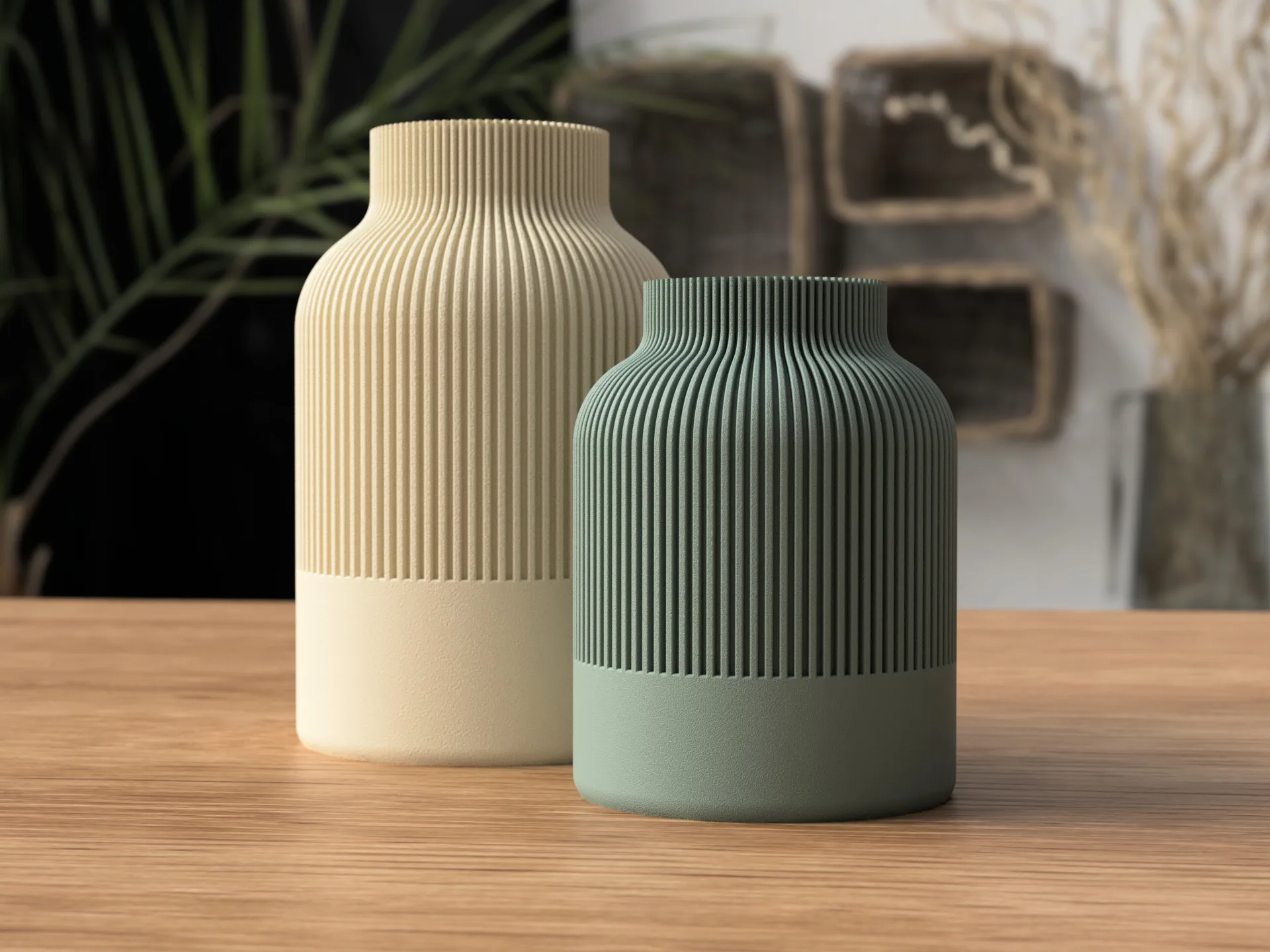 Maceteros modernos para plantas de hogar