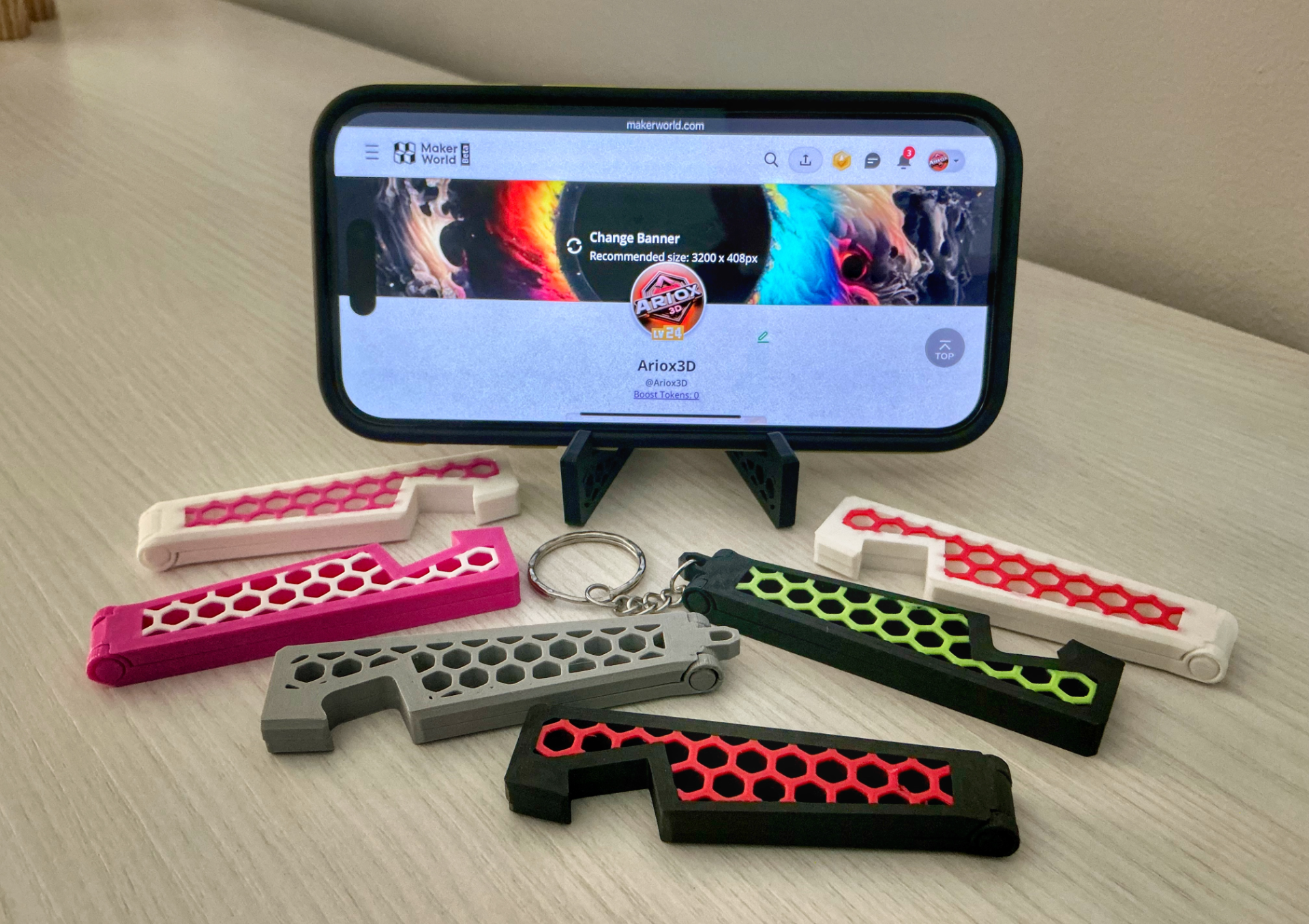 Soporte de móvil modelo 3